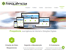 Tablet Screenshot of frequencia.com.br